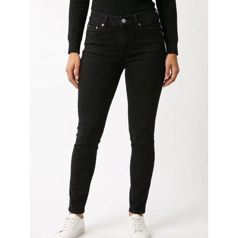 VINEYARD VINES. | NEW Jet Black Solid Skinny Jeans Denim Women’s Size 0